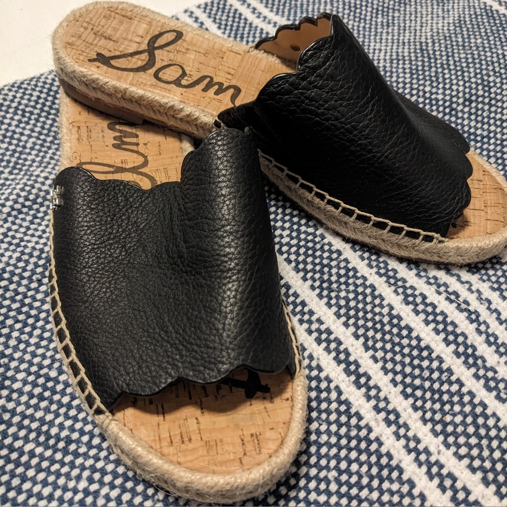 Sam Edelman Scallop Espadrille Sandals